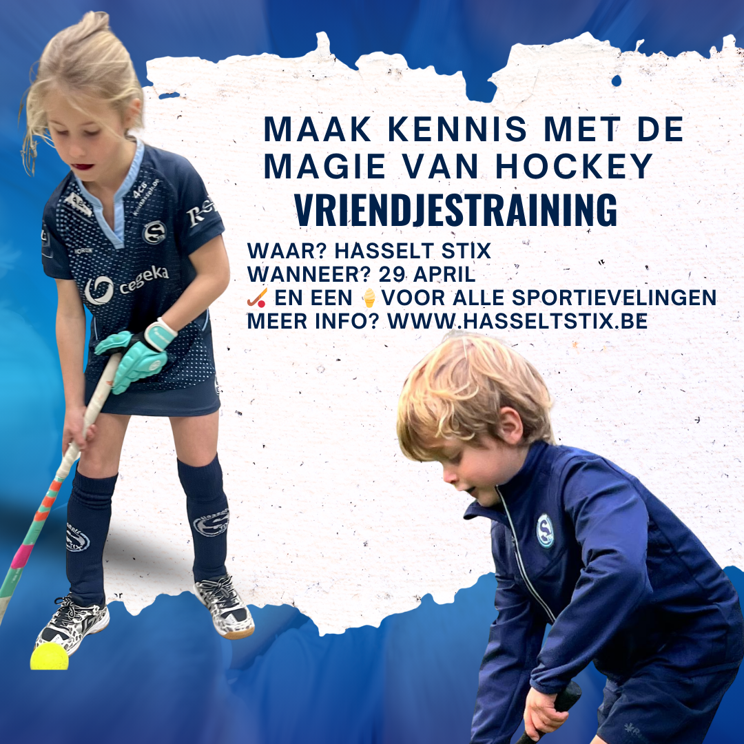 Vriendjestraining 29 april