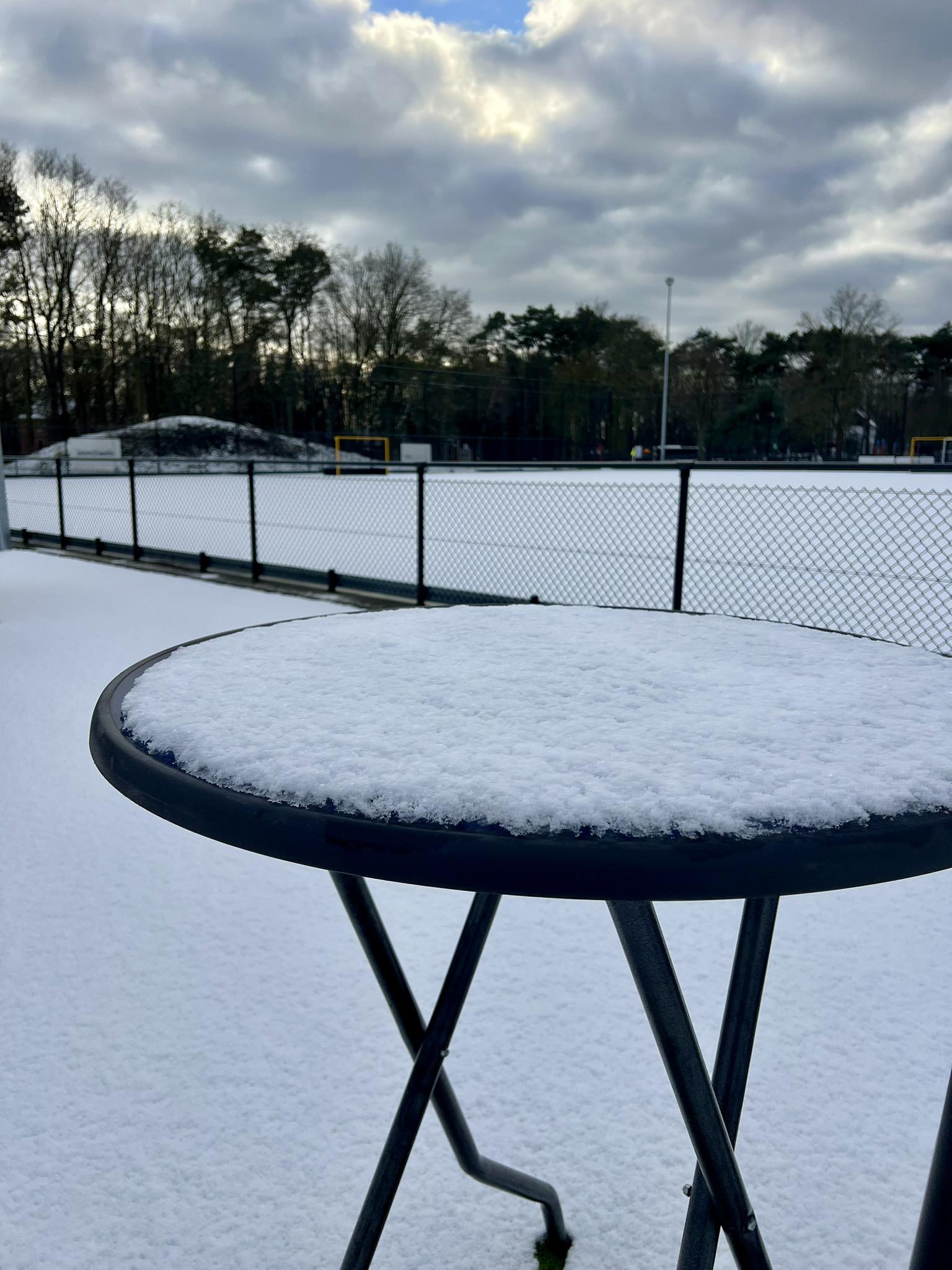 Geen outdoortrainingen deze week