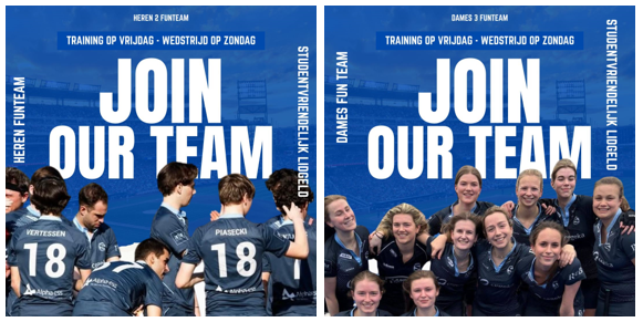 🎉 Dames-3 of Heren-2 FUN-team bij Hasselt Stix – Iets voor jou?